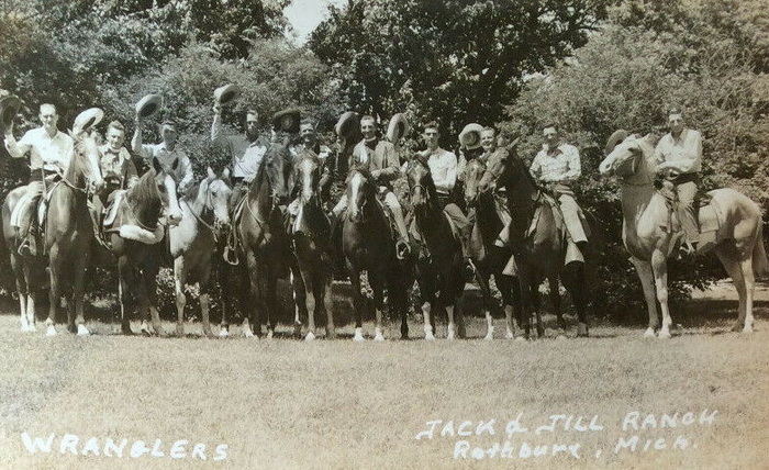 Double JJ Resort (Jack and Jill Ranch) - Old Postcard View